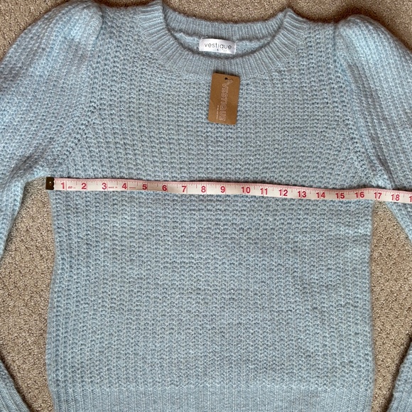 Vestique Cornelia Street Sweater long sleeve light blue Small - Picture 5 of 9